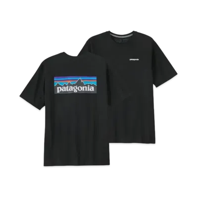 Patagonia Men's P-6 Logo Responsibili Tee "Black"