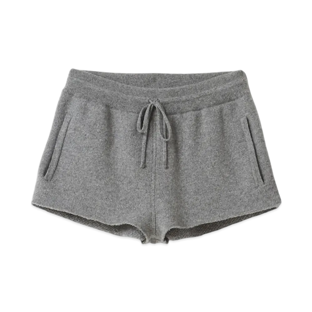 MIU MIU Women's Wool and Cashmere Shorts "Grey"