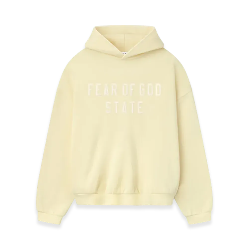 FEAR OF GOD ESSENTIALS 90's Fleece Hoodie "Garden Yellow"