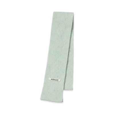 AURALEE Cashmere Nep Knit Stole "Mix Mint"
