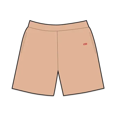 Supreme Small Box Sweatshort "Khaki"