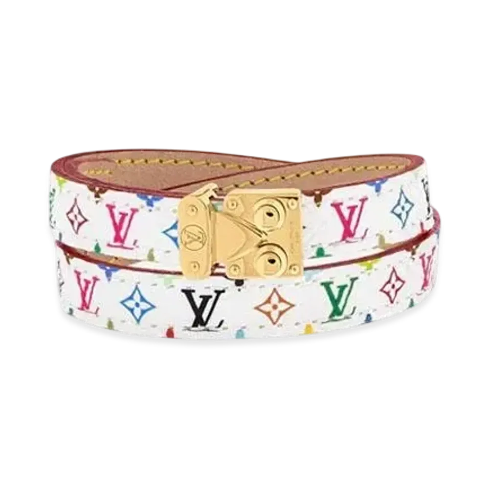 Louis Vuitton x Takashi Murakami LV Signature Bracelet Monogram Multicolor "Blanc"