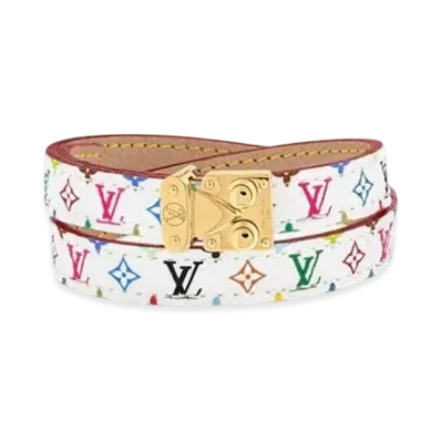 Louis Vuitton x Takashi Murakami LV Signature Bracelet Monogram Multicolor "Blanc"