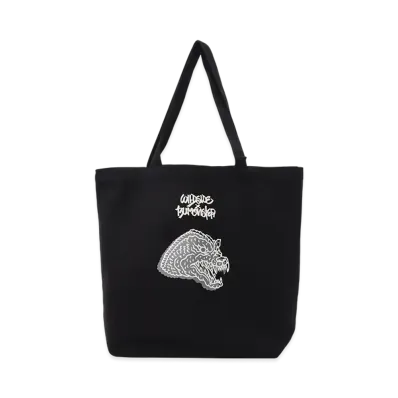 WILDSIDE Yohji Yamamoto x IZUMONSTER Tote Bag "Black"