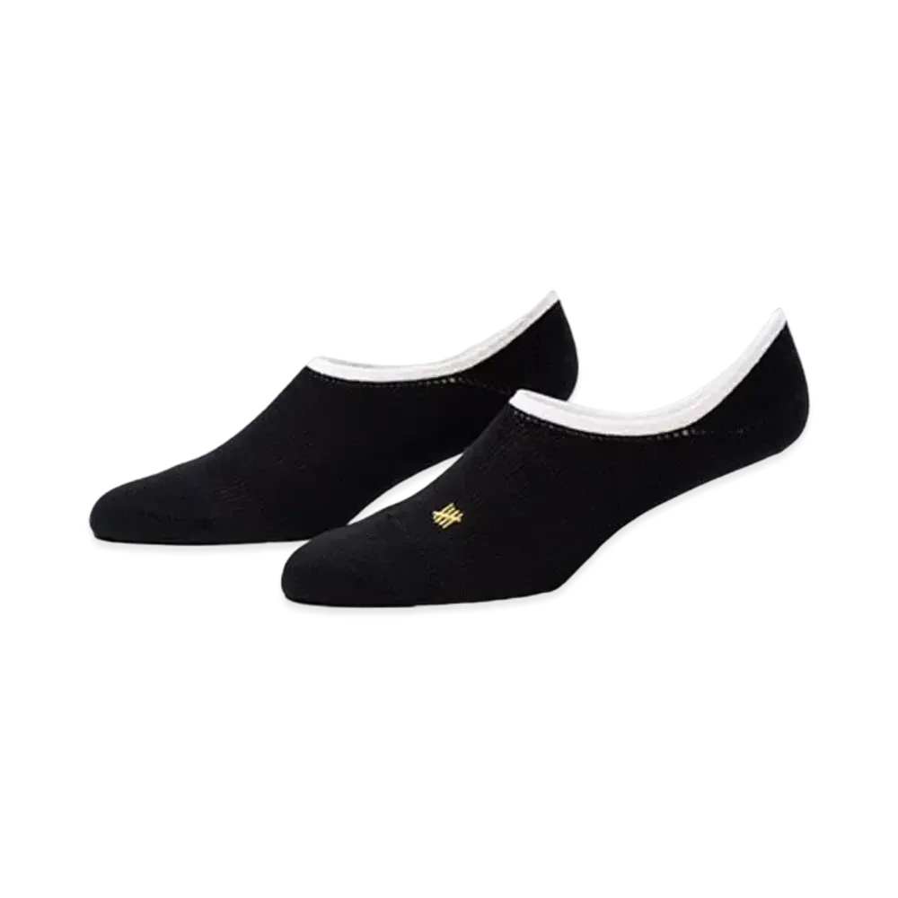 UNDEFEATED NO SHOW PED SOCKS - 538903 "Black"