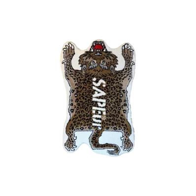 SAPEur Tibetan Leopard Rug "Brown"