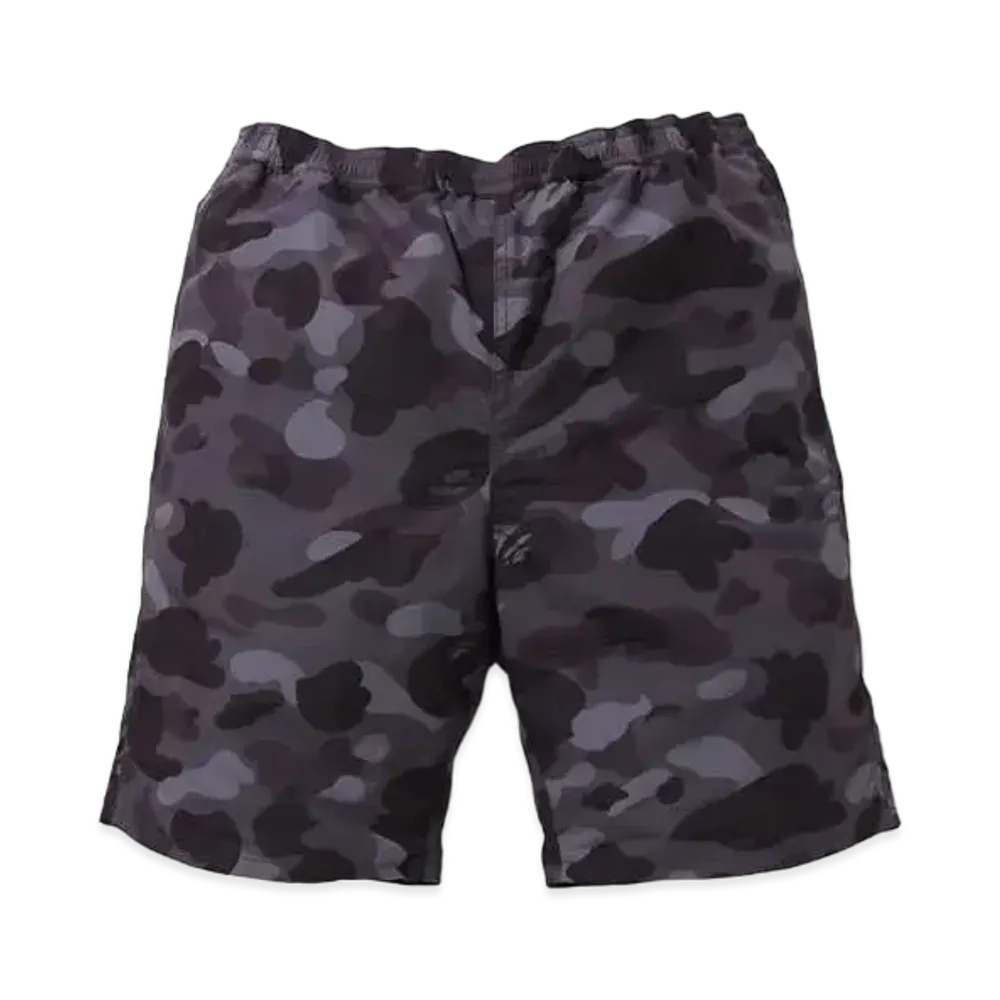 A BATHING APE COLOR CAMO REVERSIBLE SHORTS "Burgundy"