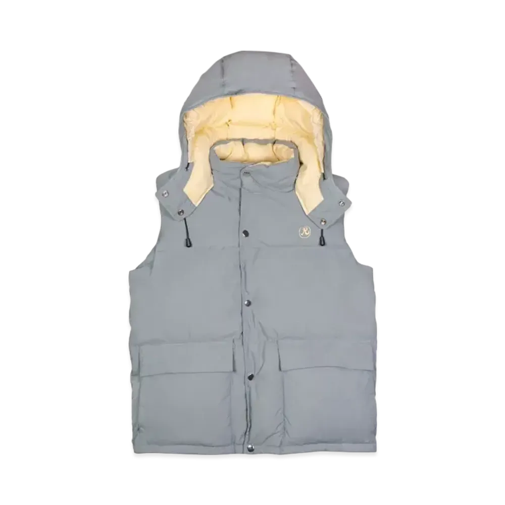 Richardson DOWN VEST "Blue-Grey/Yellow"