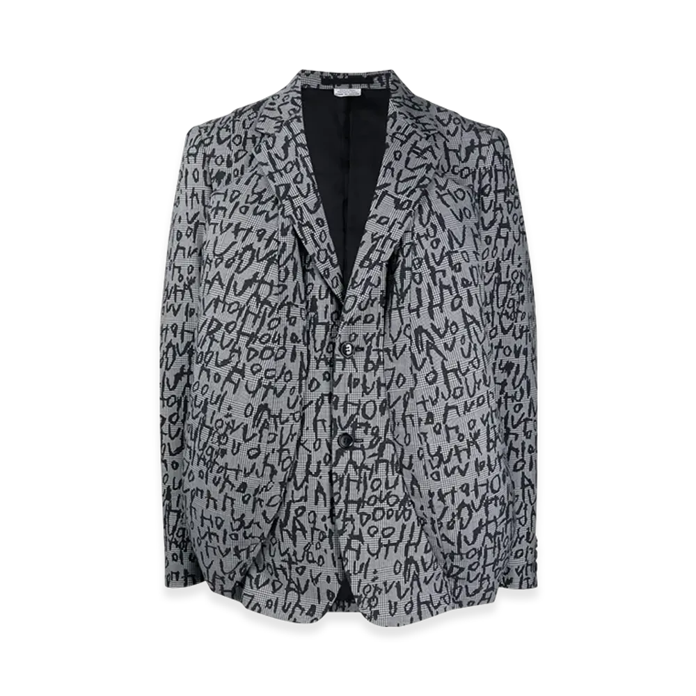 COMME des GARCONS HOMME PLUS Graphic Single Jacket "Gray"