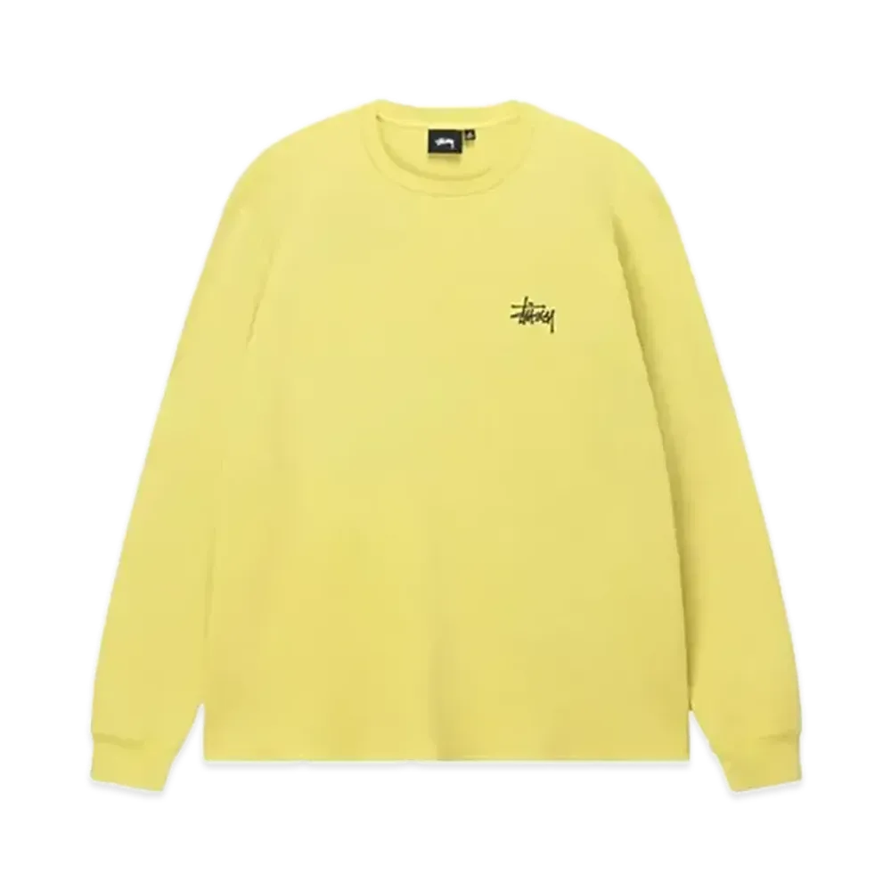 Stussy Basic Stock LS Thermal "Yellow"
