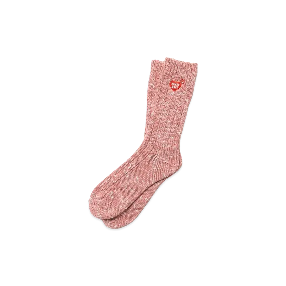 HUMAN MADE LOW GAUGE RIB SOCKS "Pink"