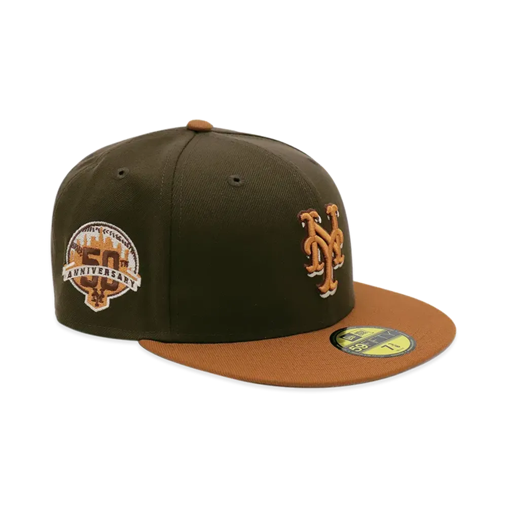 NEW ERA x THE CAP 59Fifty Timberveil New York Mets "Walnut"