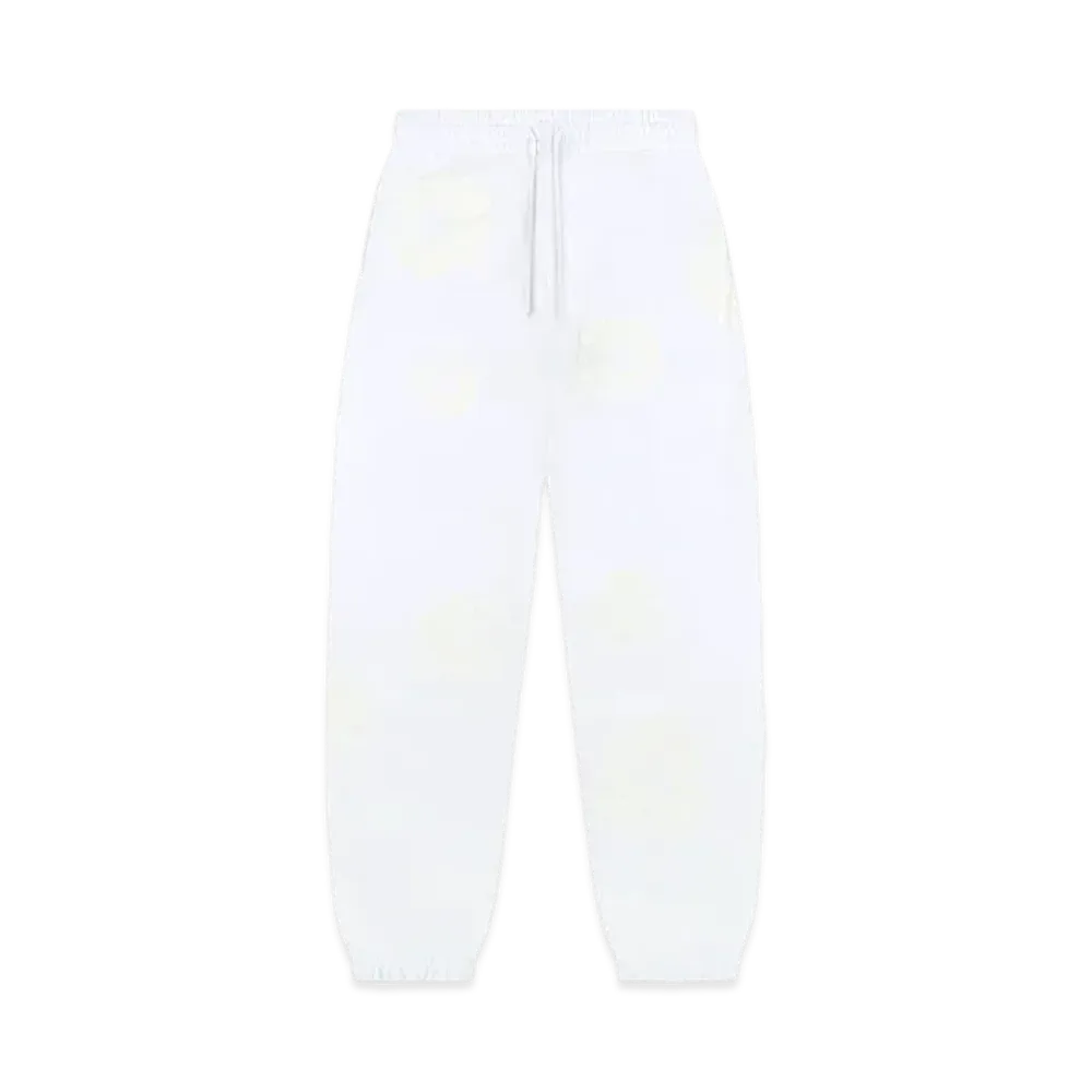 DENIM TEARS Mono Cotton Wreath Sweat Pants "White"