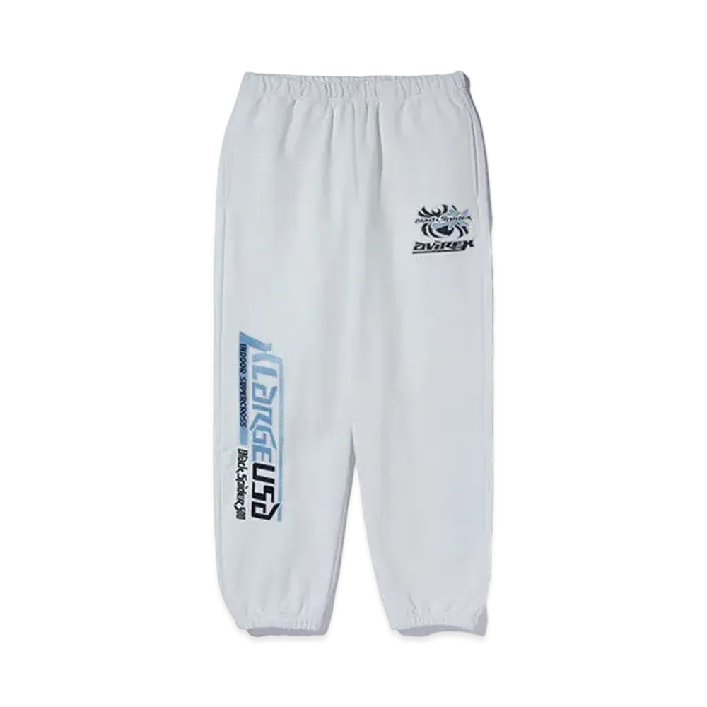 XLARGE x AVIREX Sweat Pants "White"