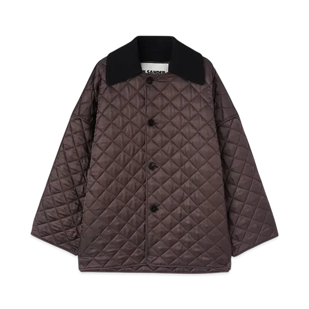 Jil Sander Men's Quilted Jacket "Blackberry"