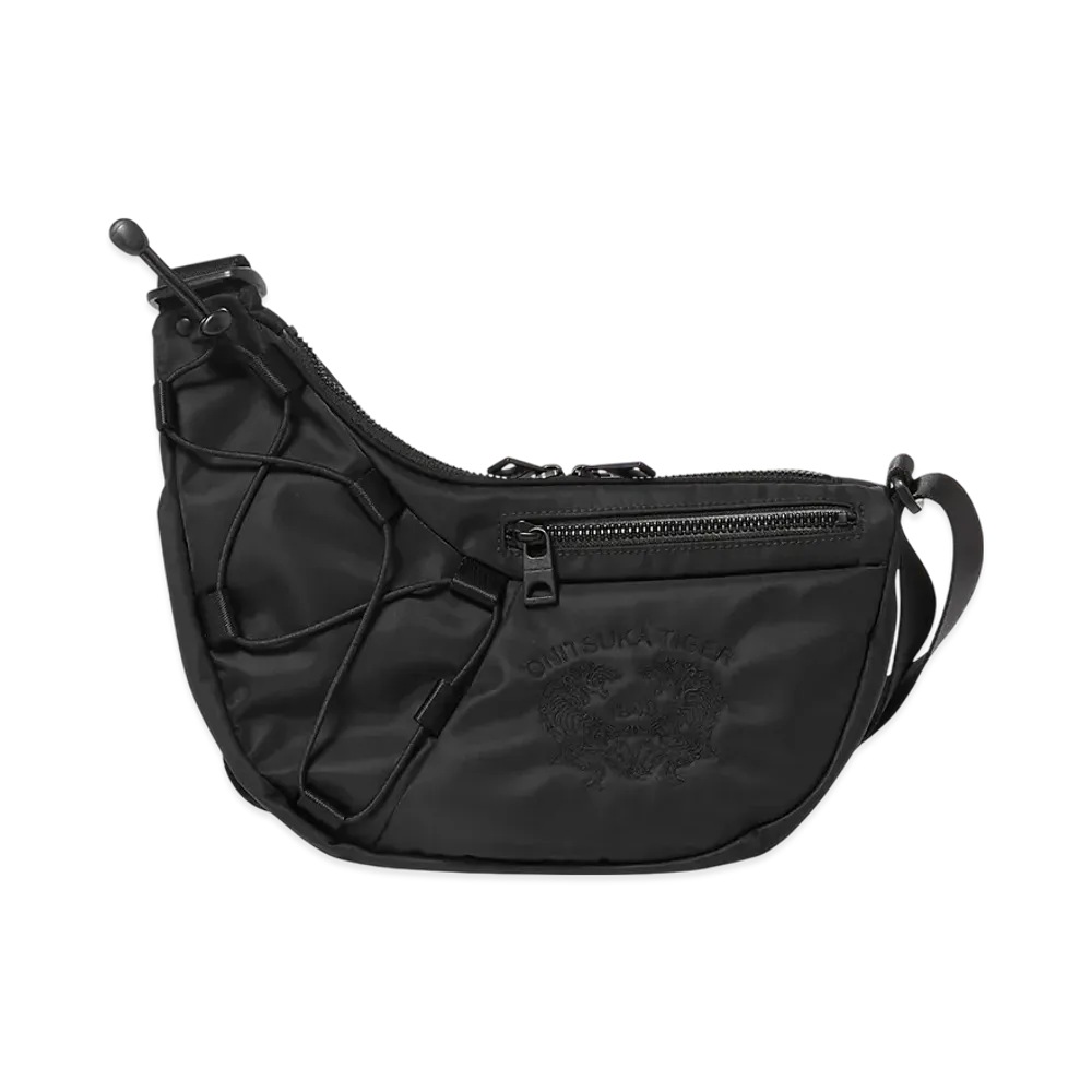 Onitsuka Tiger Small Messenger Bag "Black/Black"