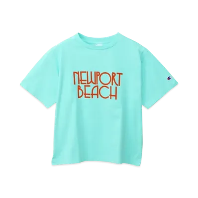 Champion Women's Short Sleeve T-Shirt 25SS "Light Blue Green"