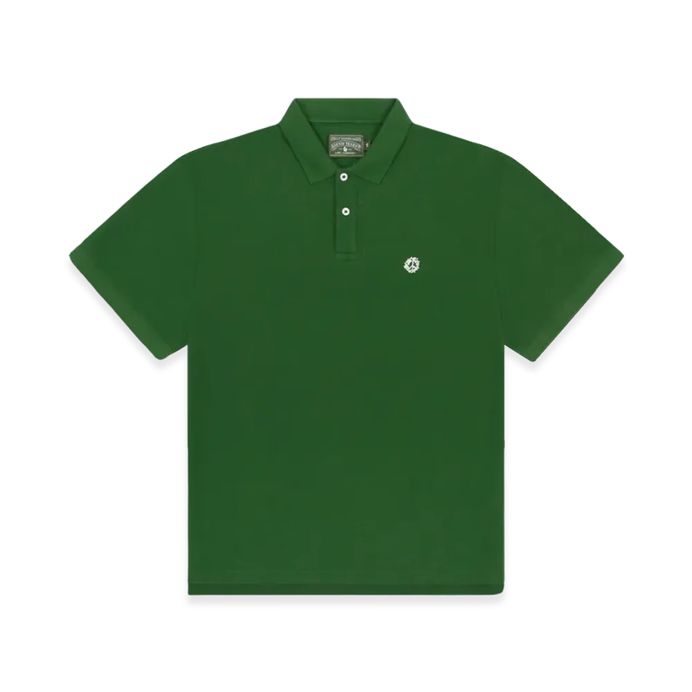 DENIM TEARS Peace Wreath Polo "Green"
