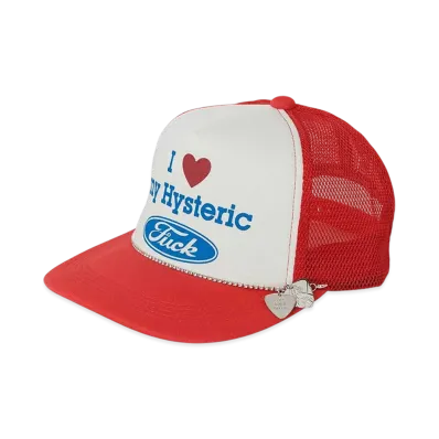 HYSTERIC GLAMOUR My Hysteric Mesh Cap "Red"