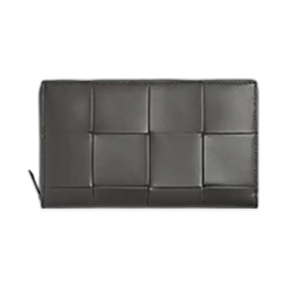 Bottega Veneta Cassette Zip Around Wallet "Lapiri/Limonite"