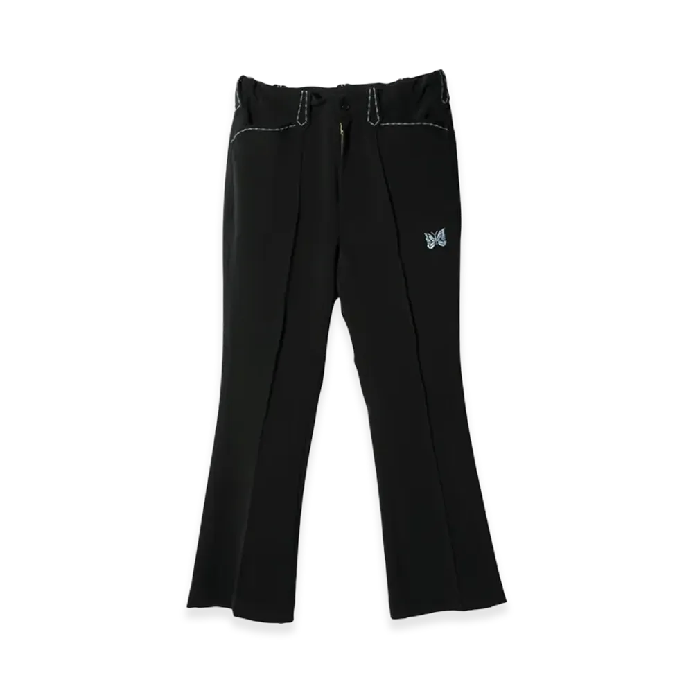 NEEDLES PE/PU Double Cloth Western Leisure Pants "Black"