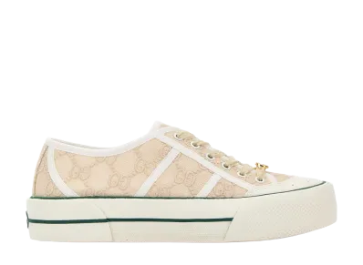 GUCCI Women's Sand Lace Sneakers "Beige"