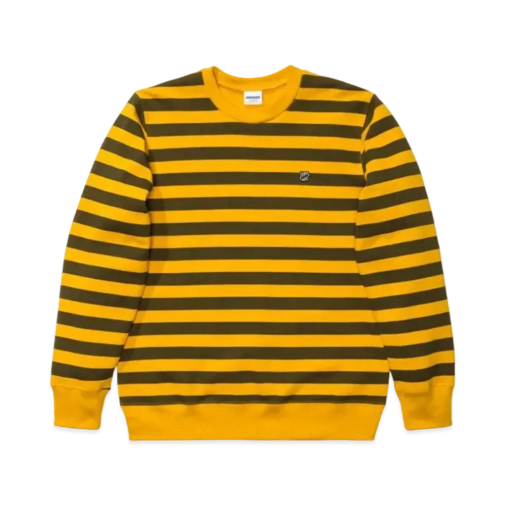 UNDEFEATED STRIPED CREWNECK - 20045 "Gold"
