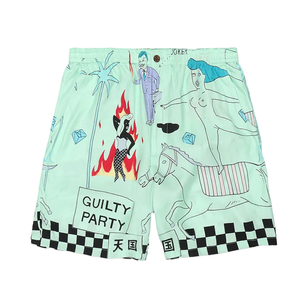 WACKO MARIA 世界平和プロジェクト / Hawaiian Shorts "Mint"