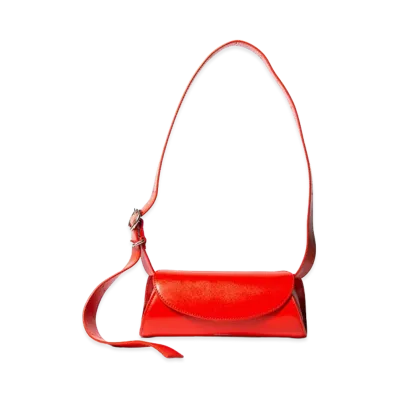 Jil Sander Women's Cannolo Mini "Poppy Red"