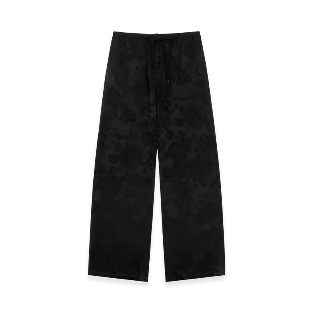 MM6 Maison Margiela Women's Jacquard Trousers "Black"