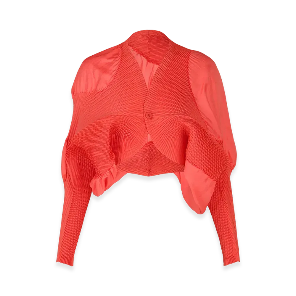 ISSEY MIYAKE Knit (Contour) Pleats "Red"