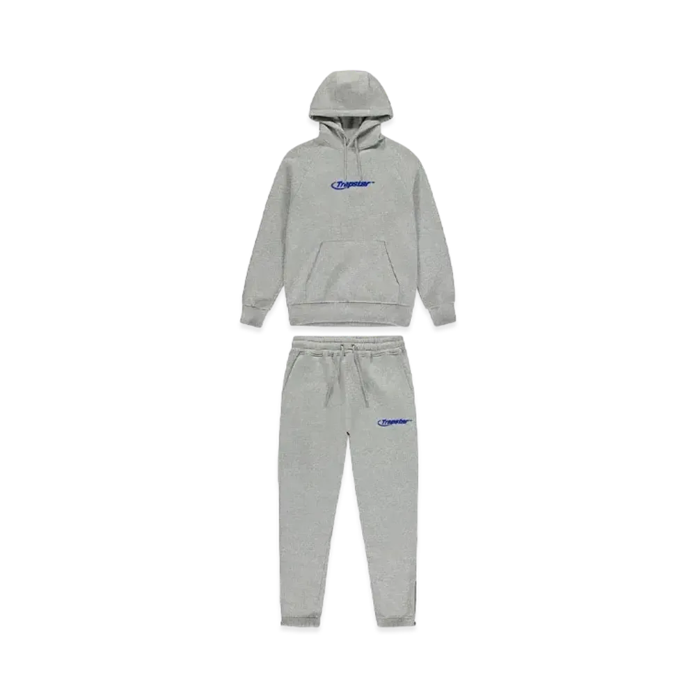 TRAPSTAR Hyperdrive Embroidered Tracksuit "Gray"