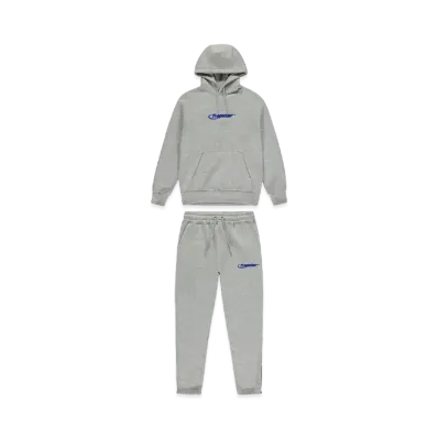 TRAPSTAR Hyperdrive Embroidered Tracksuit "Gray"