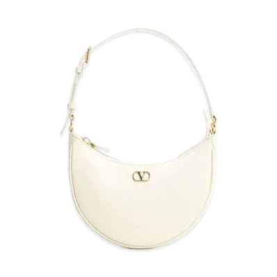 Valentino Women's "Mini Hobo" Small Shoulder Bag "White"