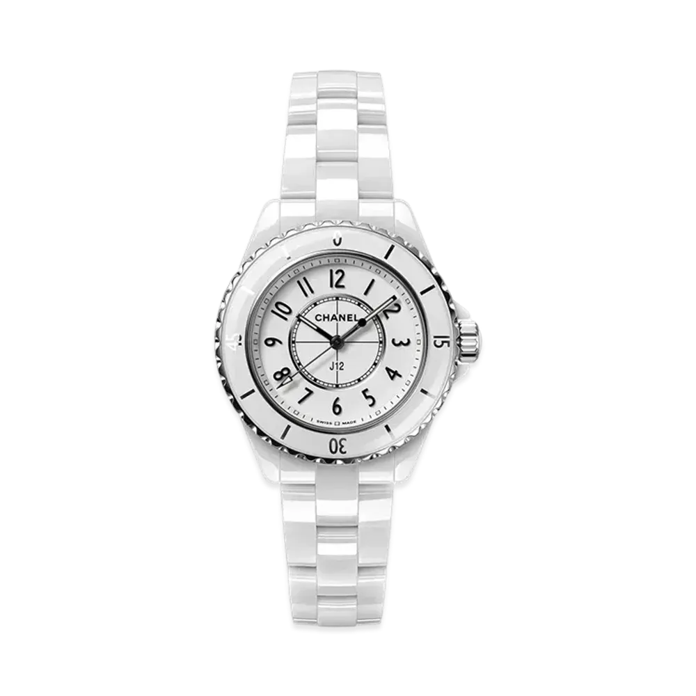 CHANEL J12 Ceramic 33mm "White"