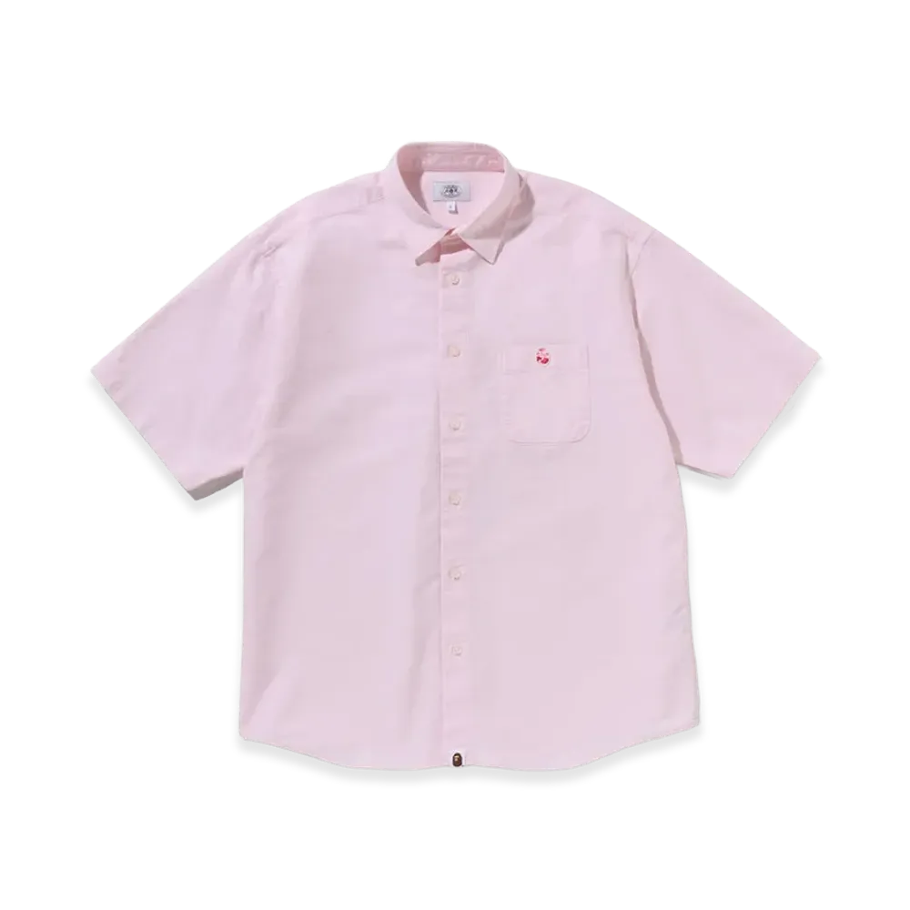 A BATHING APE One Point Relaxed Fit SS Shirts "Pink"