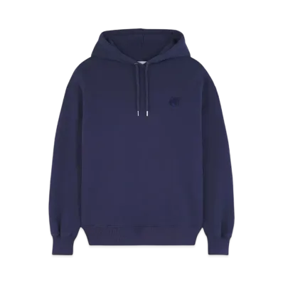 Maison Kitsune Women'S Bold Fox Head Patch Comfort Hoodie "Ink Blue"