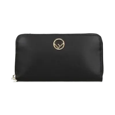 FENDI F Is Fendi Zip Around Wallet ”Black”