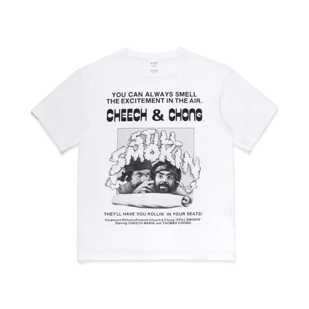WACKO MARIA STILL SMOKIN' / WASHED HEAVY WEIGHT T-SHIRT #3 "White"