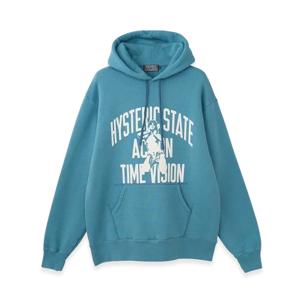 HYSTERIC GLAMOUR Action Time Vision Hoodie "Blue"