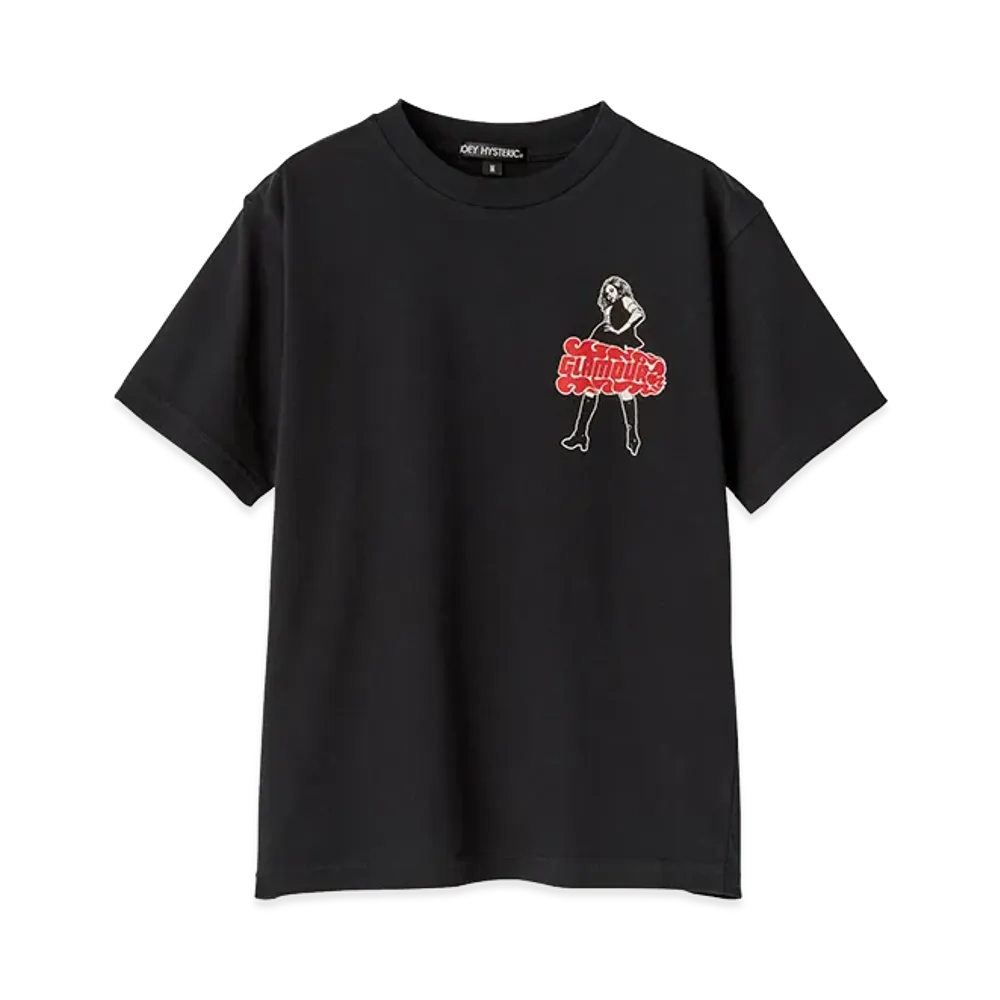 HYSTERIC GLAMOUR Kids Vixen Girl Tee "Black"