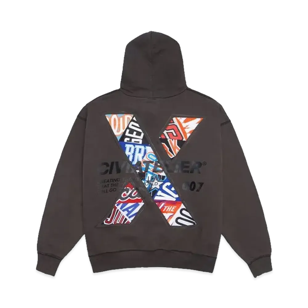 CIVIATELIER x SNKRDUNK 10TH ANNIVERSARY CHOICE IS YOURS NBA REMAKE HOODIE #007 "BLACK"