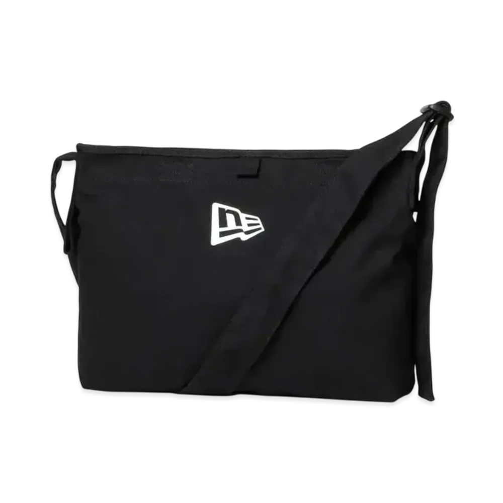 NEW ERA Canvas Shoulder Bag 8L Flag Logo "Black"