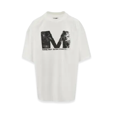 MM6 Maison Margiela M Logo T-Shirt "White"