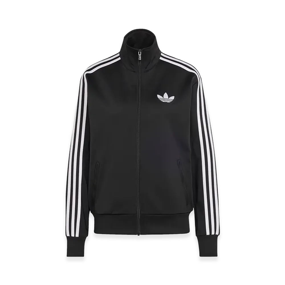 adidas Women's Firebird Track Top Loose "Black/White"