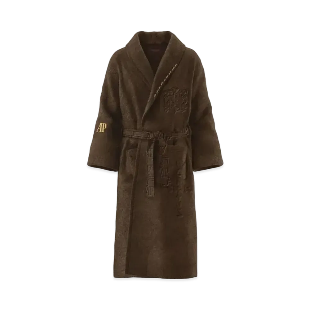 Travis Scott Cactus Jack x Audemars Piguet Logo Plush Robe "Brown"