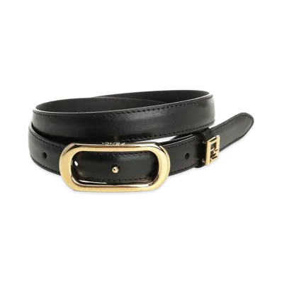 FENDI Women's FF Belt "Black"