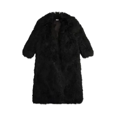 RHUDE Vintage Sherpa Coat "Black"