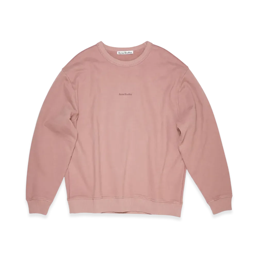 Acne Studios Logo Crewneck Sweatshirt "Blush Pink"
