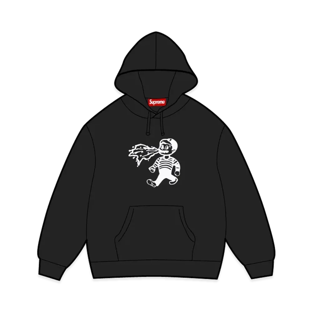 Supreme x Homerun Hooded Sweatshirt "Black"
